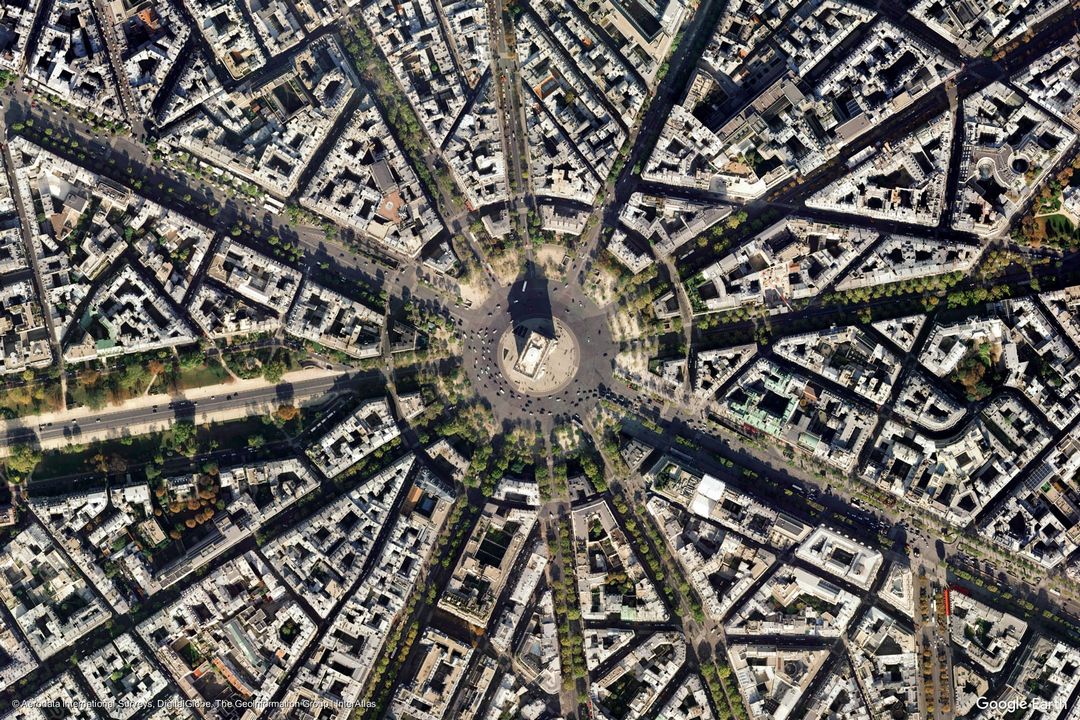 Paris Google Earth View