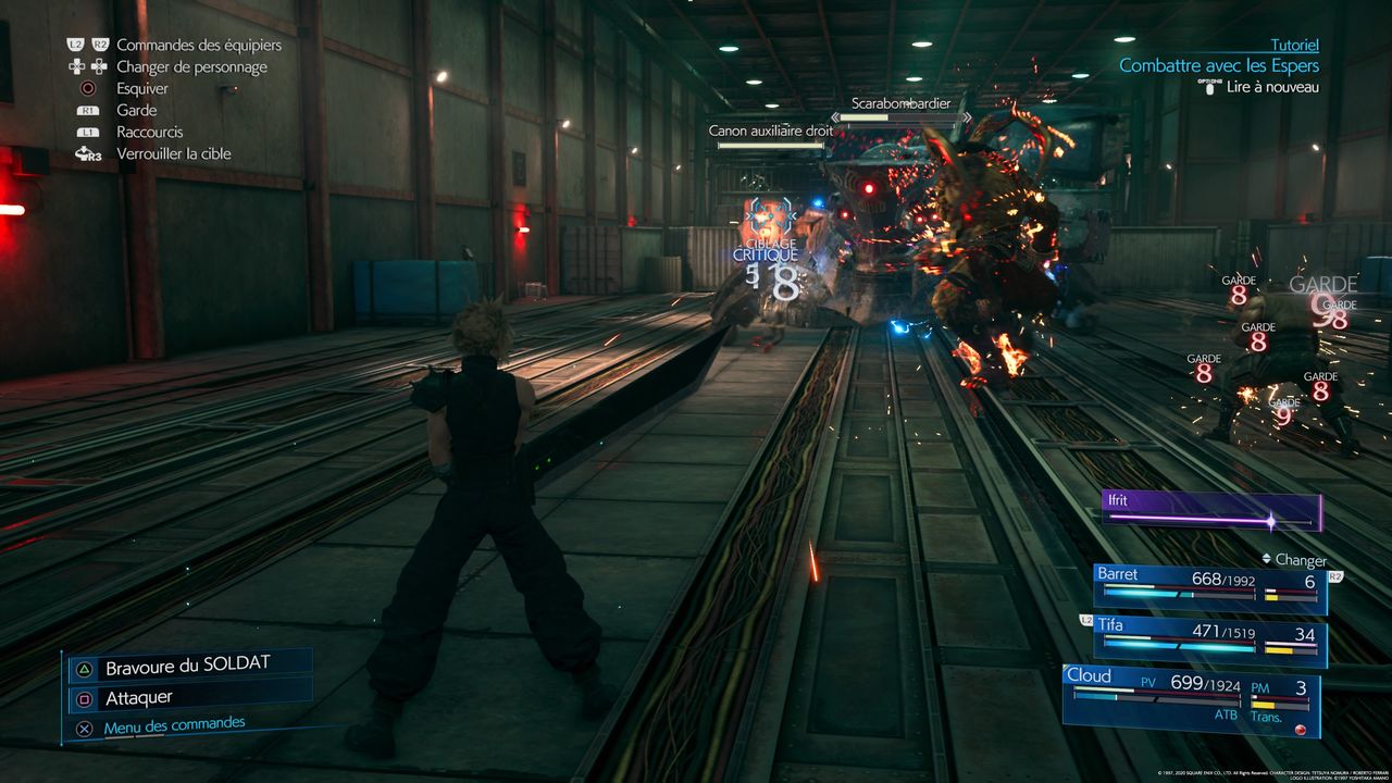 Test Final Fantasy 7 Remake