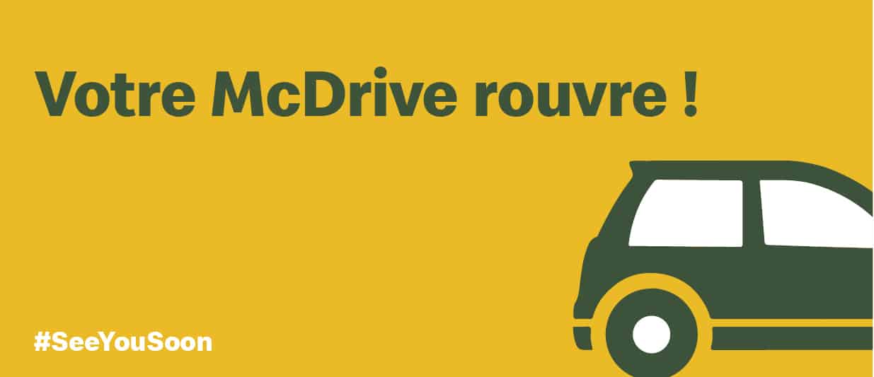 McDrive McDo ouvert France