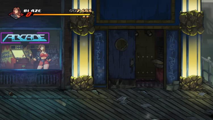 Streets of Rage 4 découvrir un niveau rétro trophée succès