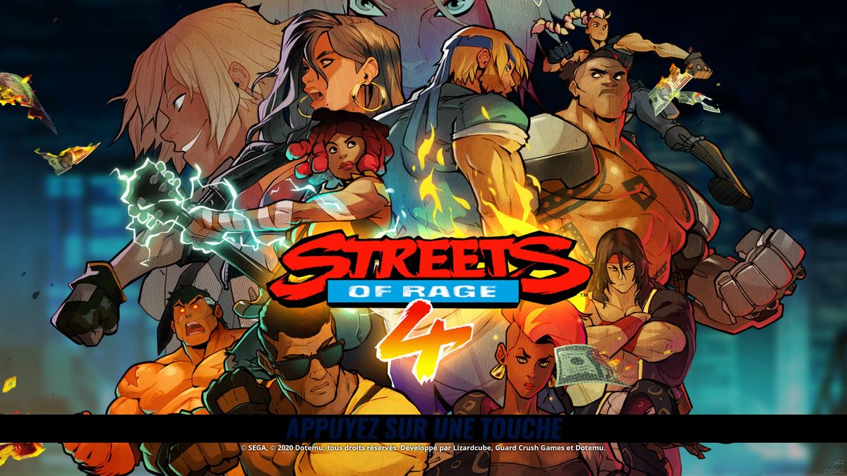 Test Streets of Rage PS4 Pro