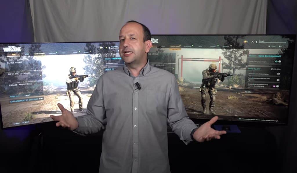 Test Samsung Q95T LG OLED CX