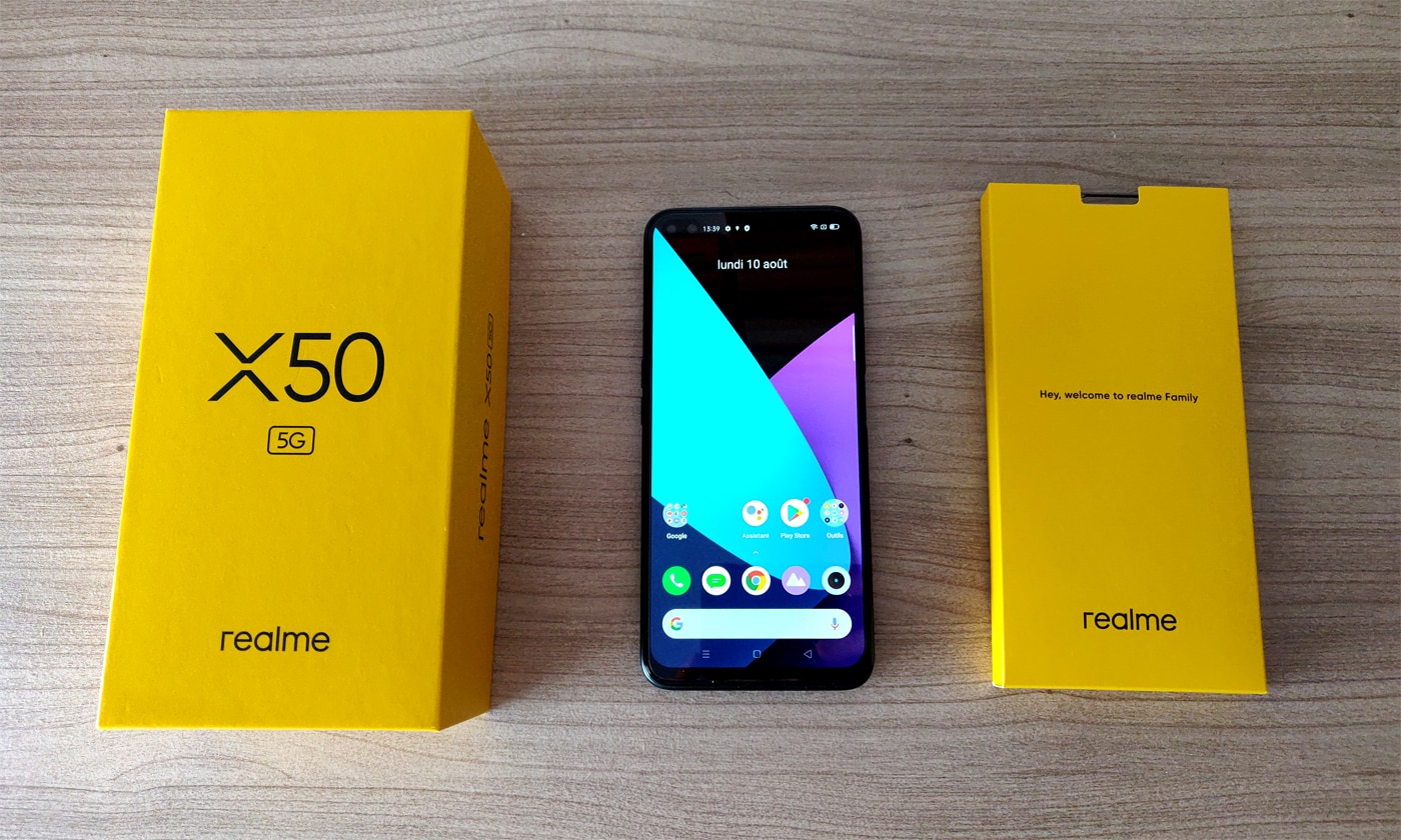 Test avis Realme X50 5G prix France