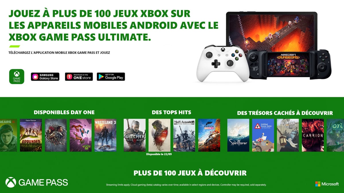 Liste jeux xCloud France