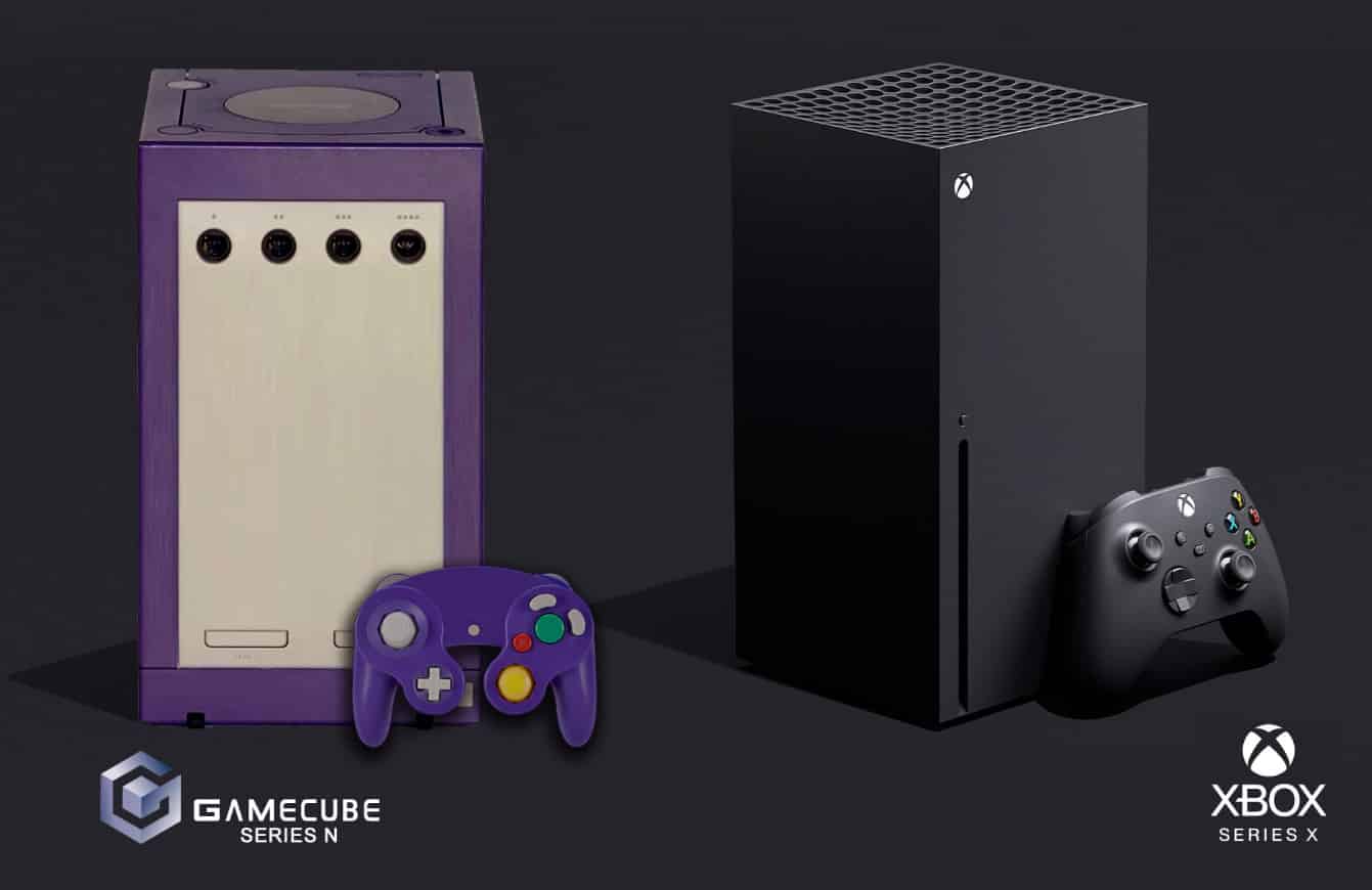 Xbox Series X taille trois GameCube