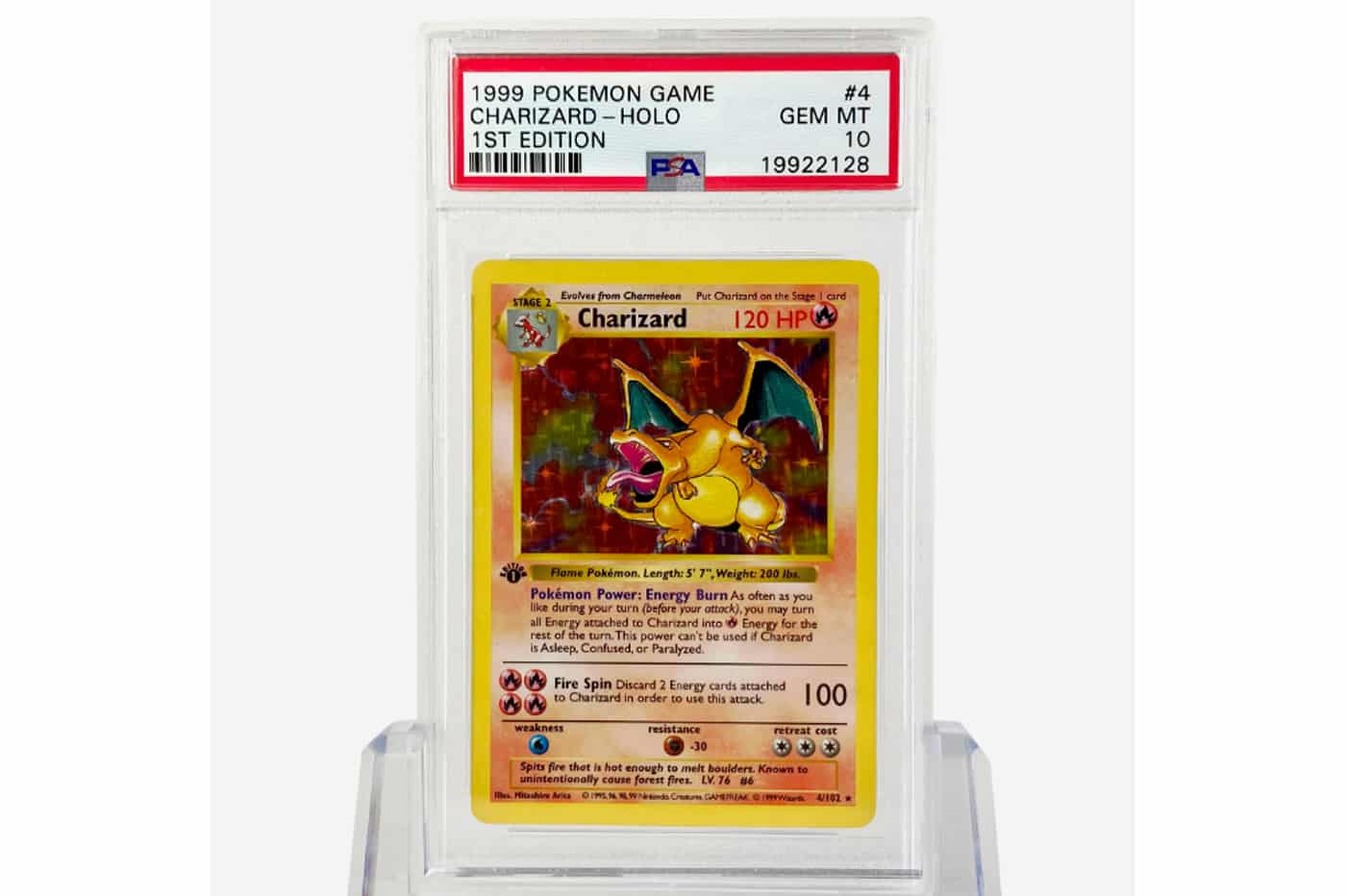 Prix carte Pokémon Dracaufeu Charizard