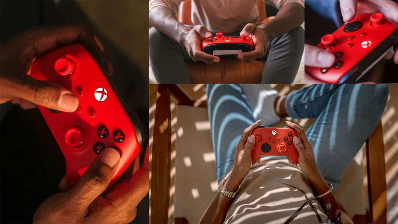 Manette Xbox Rouge Super Mario