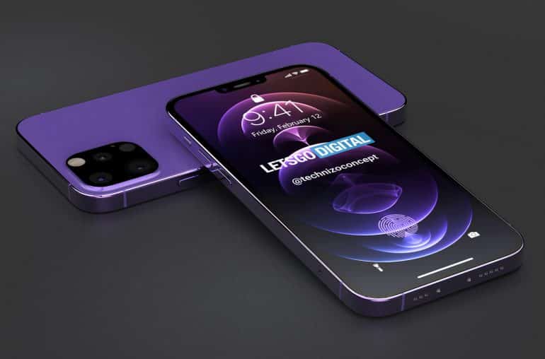 iPhone 13 violet