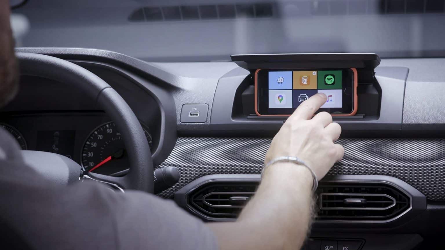 Dacia Sandero via Media Control, l'écran multimédia de la voiture