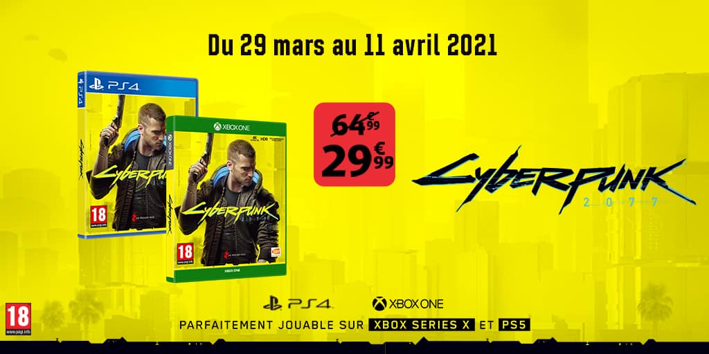 Cyberpunk promo Auchan