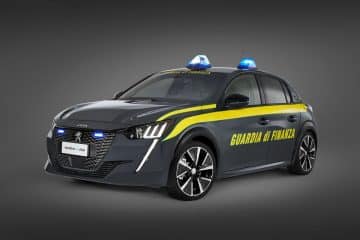 Peugeot e 208 Guardia di Finanza