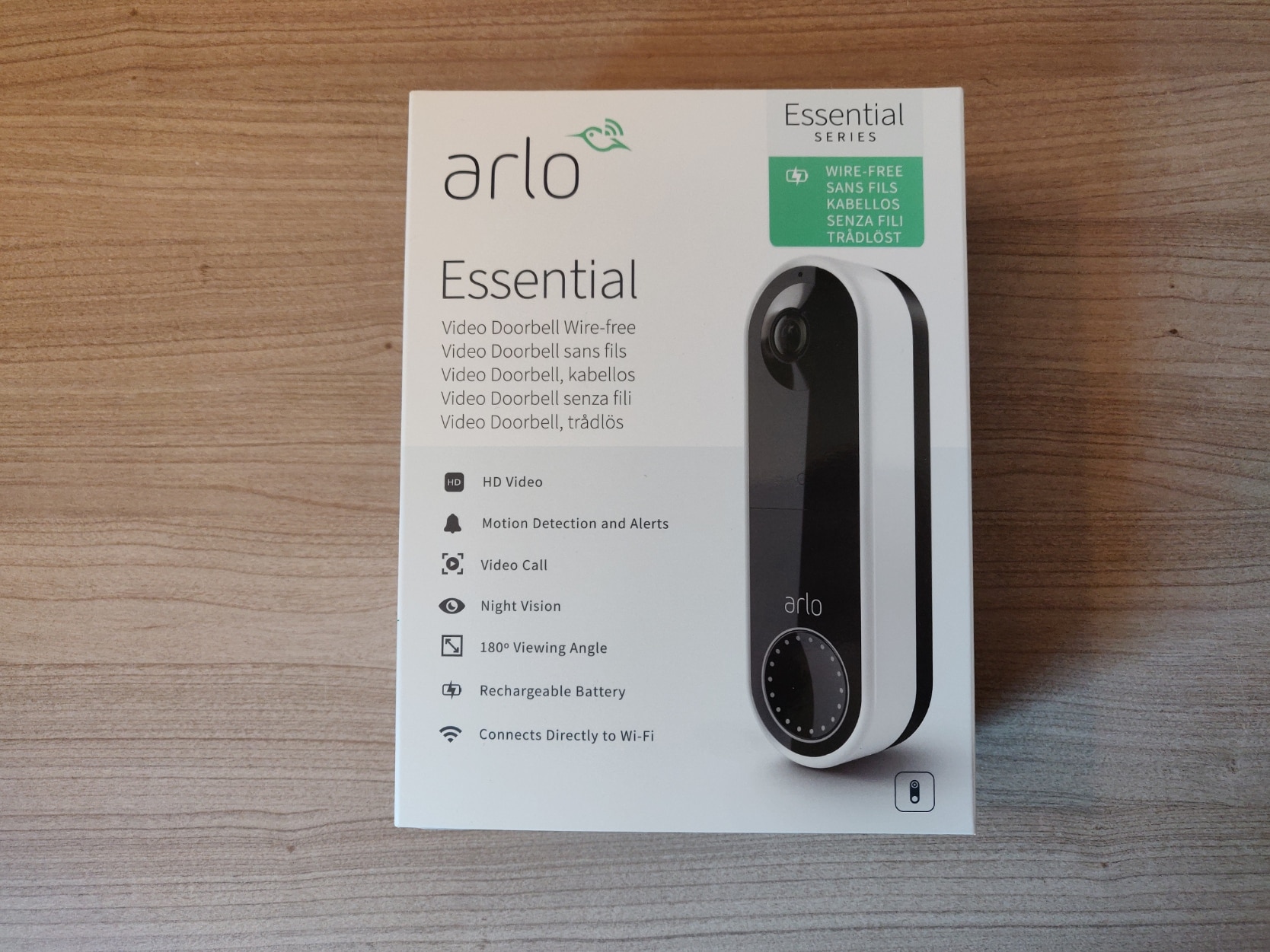 Test Arlo sonnette vidéo sans fil