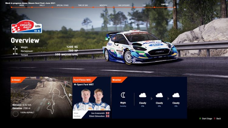 wrc 9 rendering mode