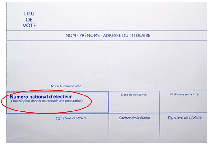 QR Code Carte Electorale