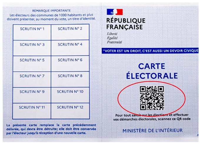QR Code Carte Electorale