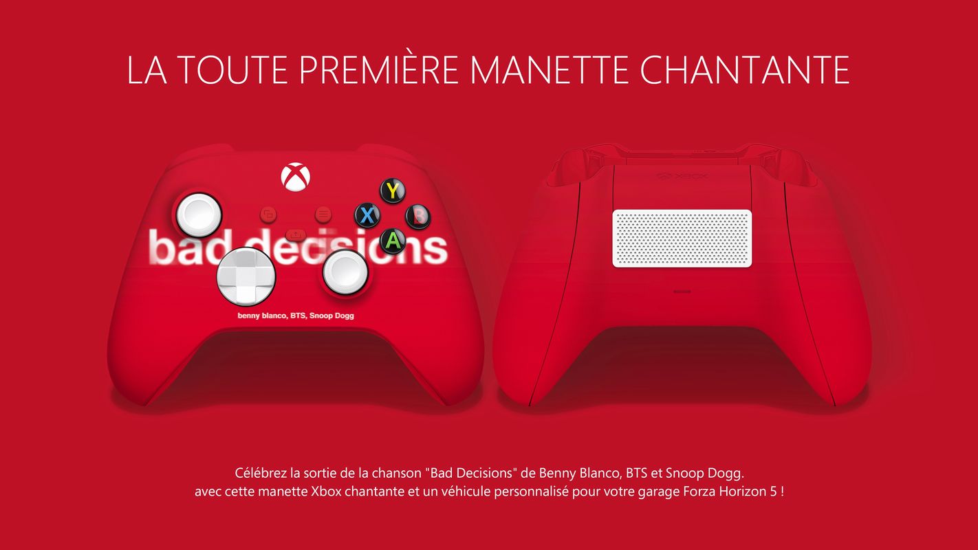 Manette Xbox Chante