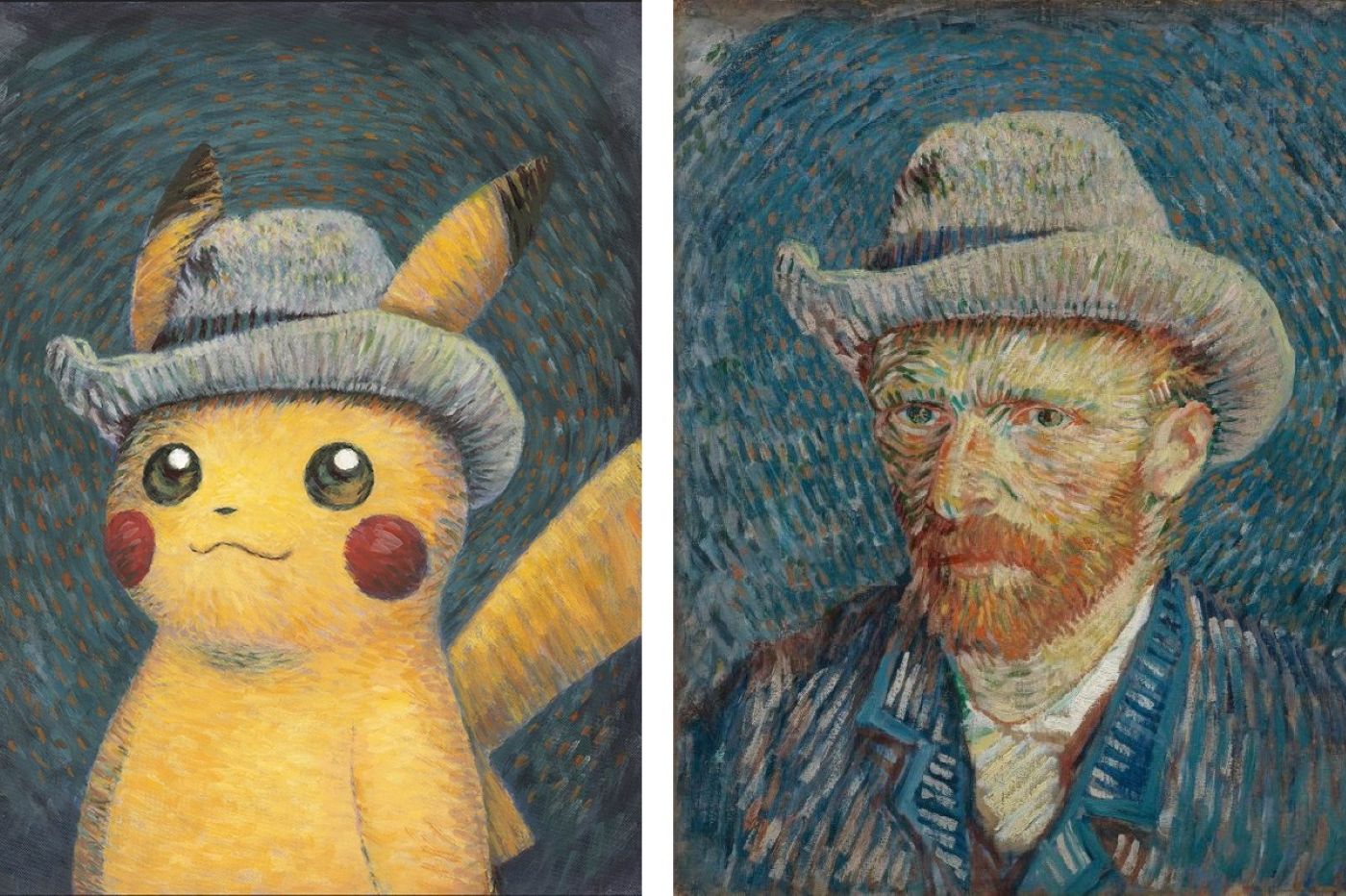 Pikachu x Van Gogh