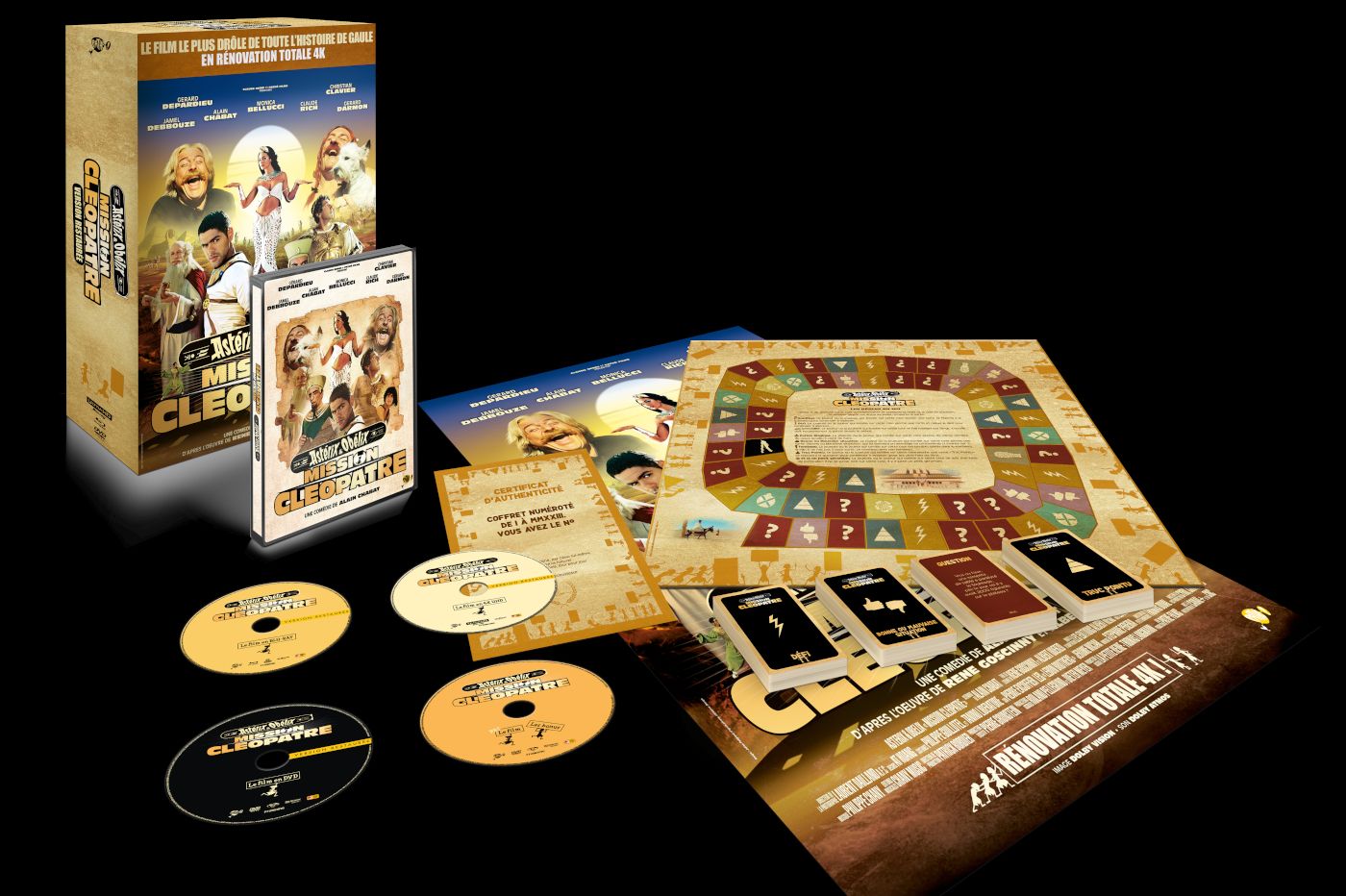 asterix mission cleopatre 4k collector