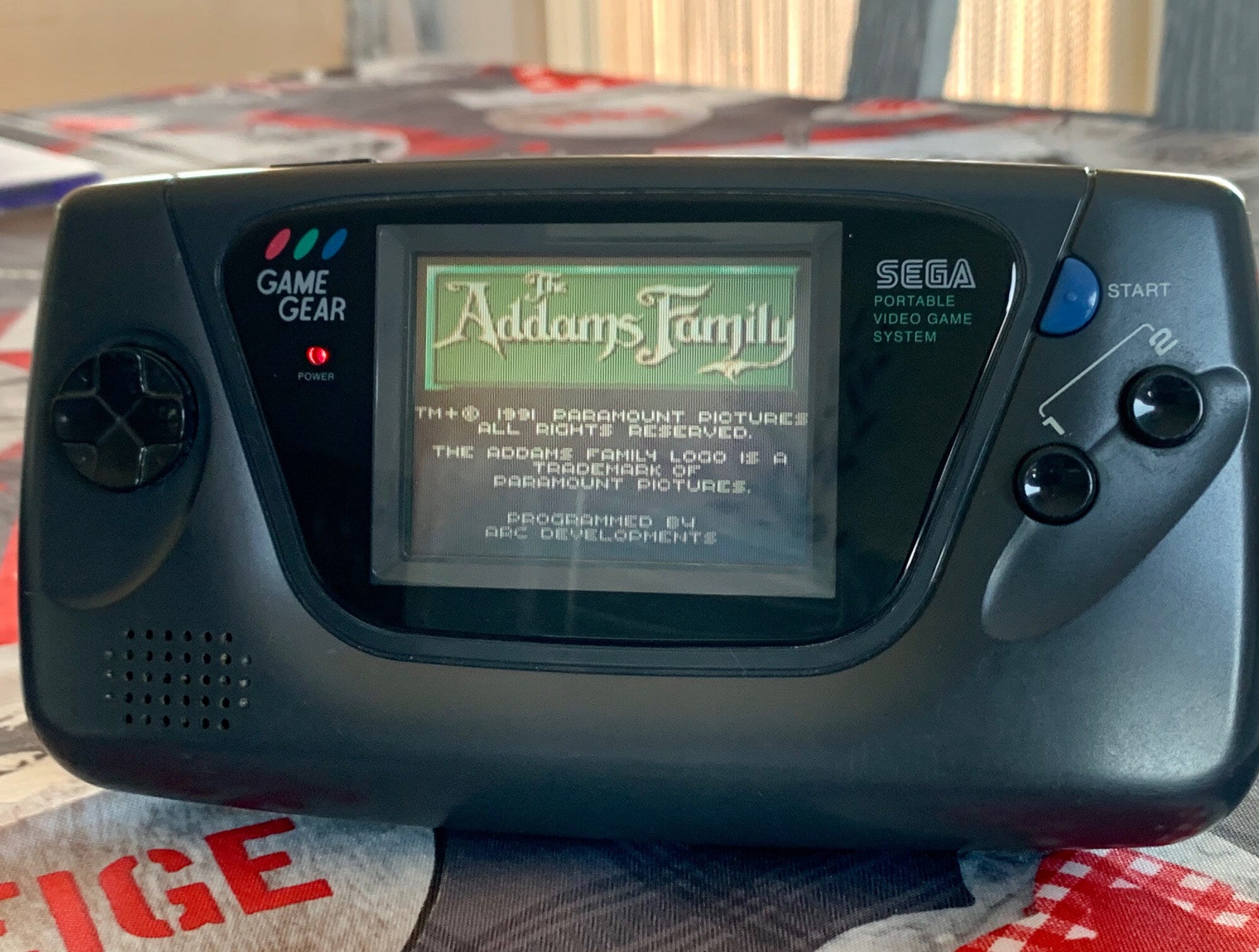 addams family game gear