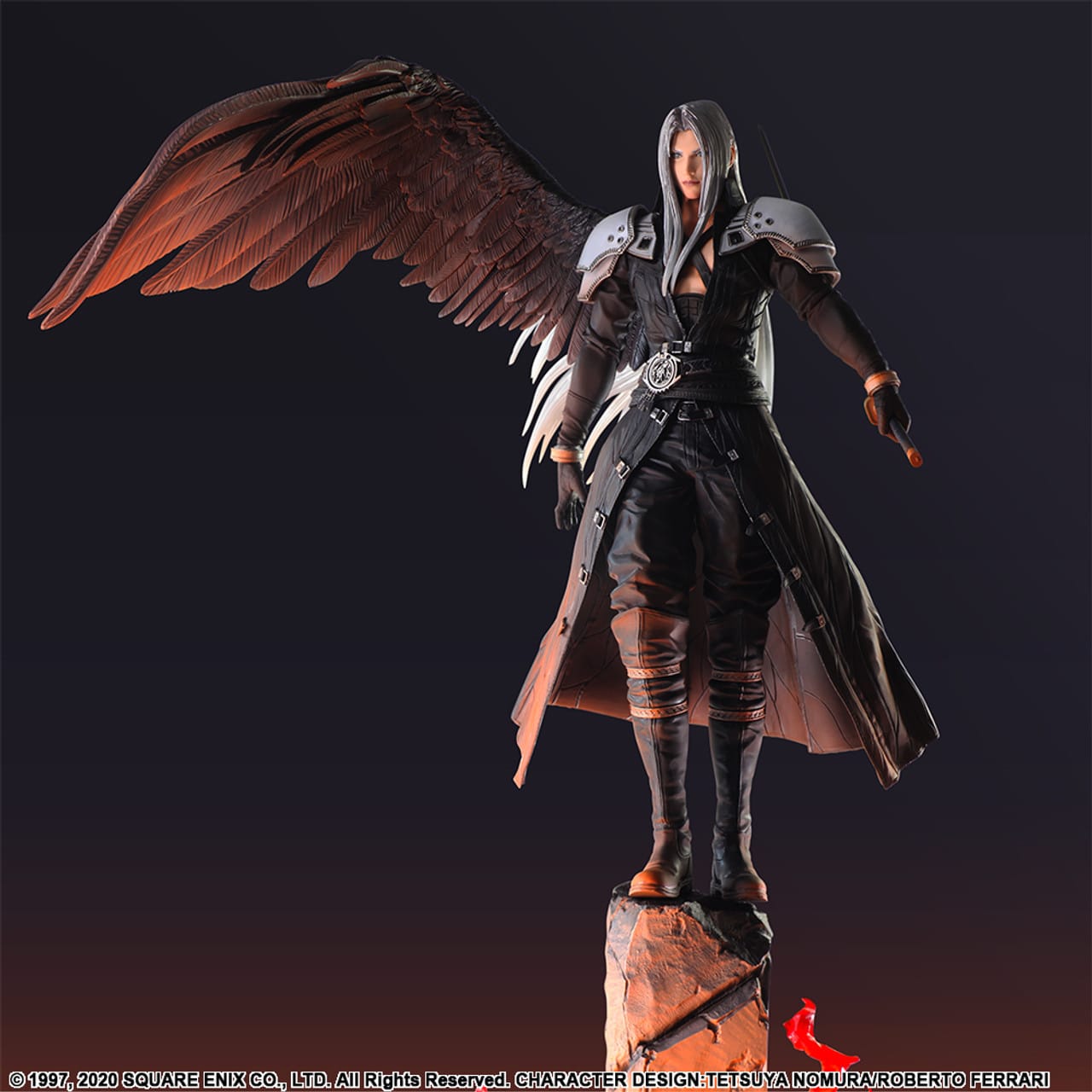 figurine statuette sephiroth ff 7 rebirth collector