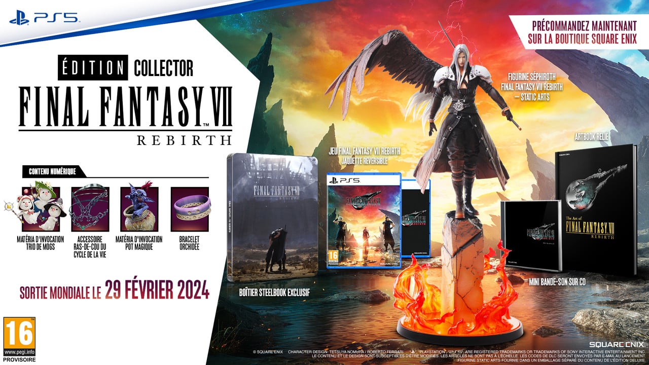 acheter final fantasy 7 rebirth collector