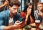 nomophobie smartphone repas amis