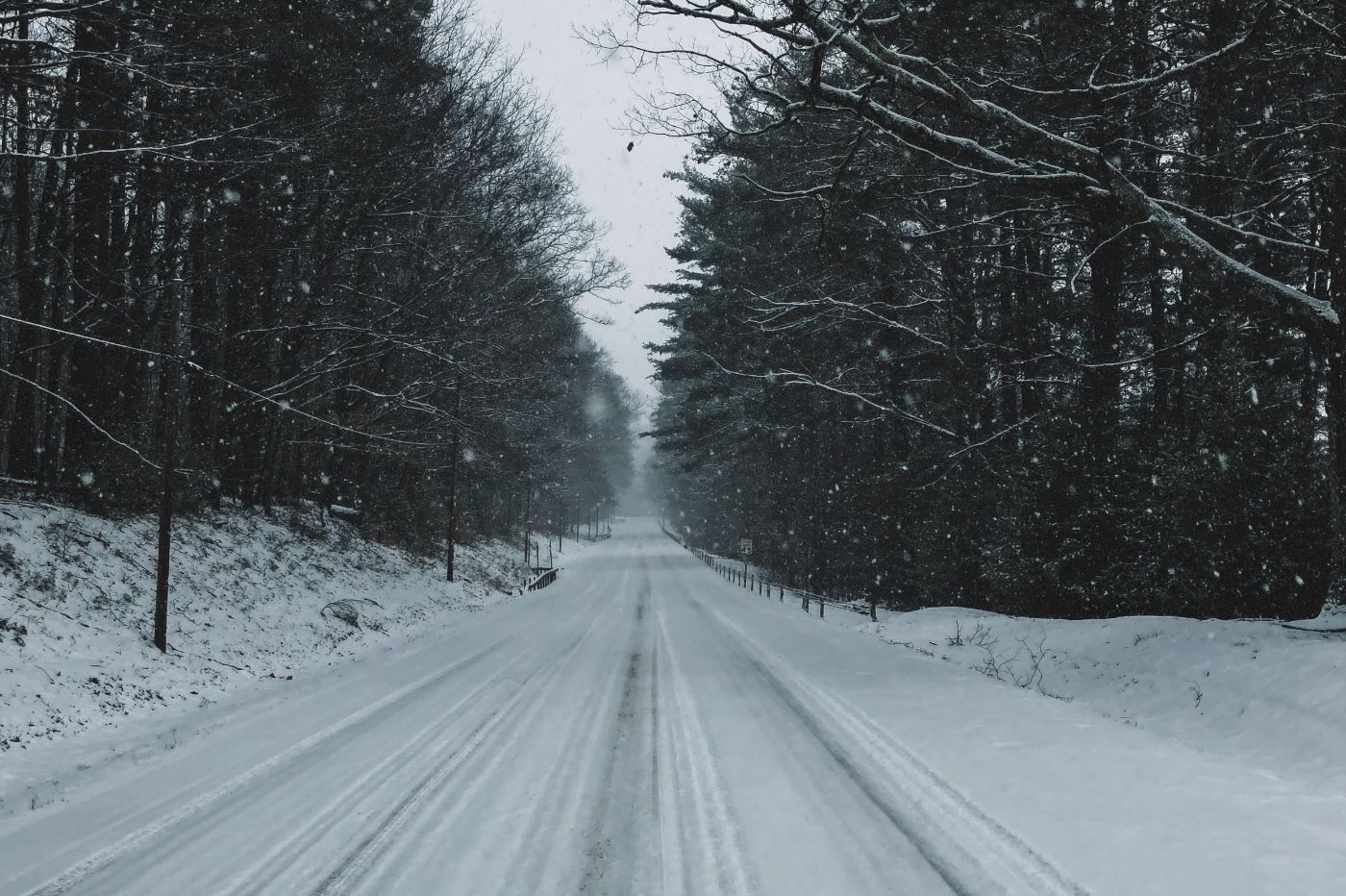 route conduire neige