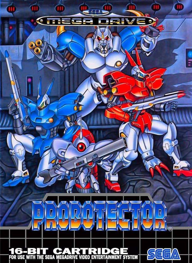 probotector sega megadrive