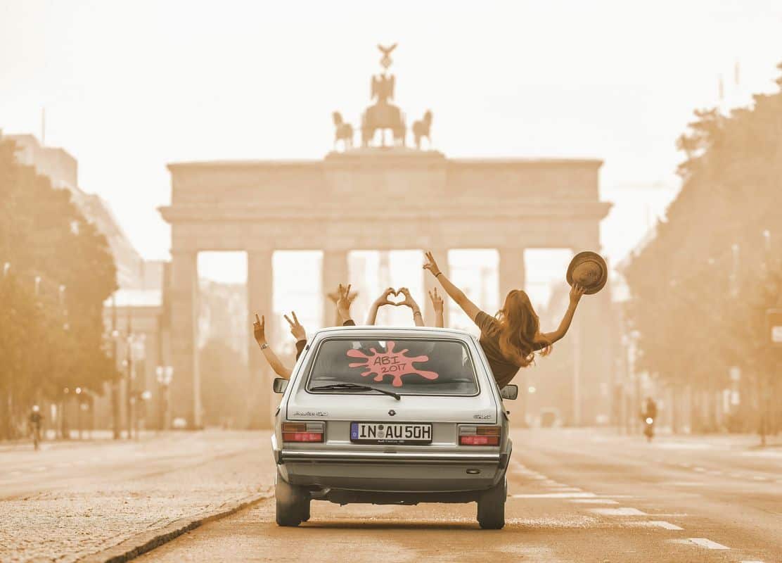 l'audi 50 sur la route