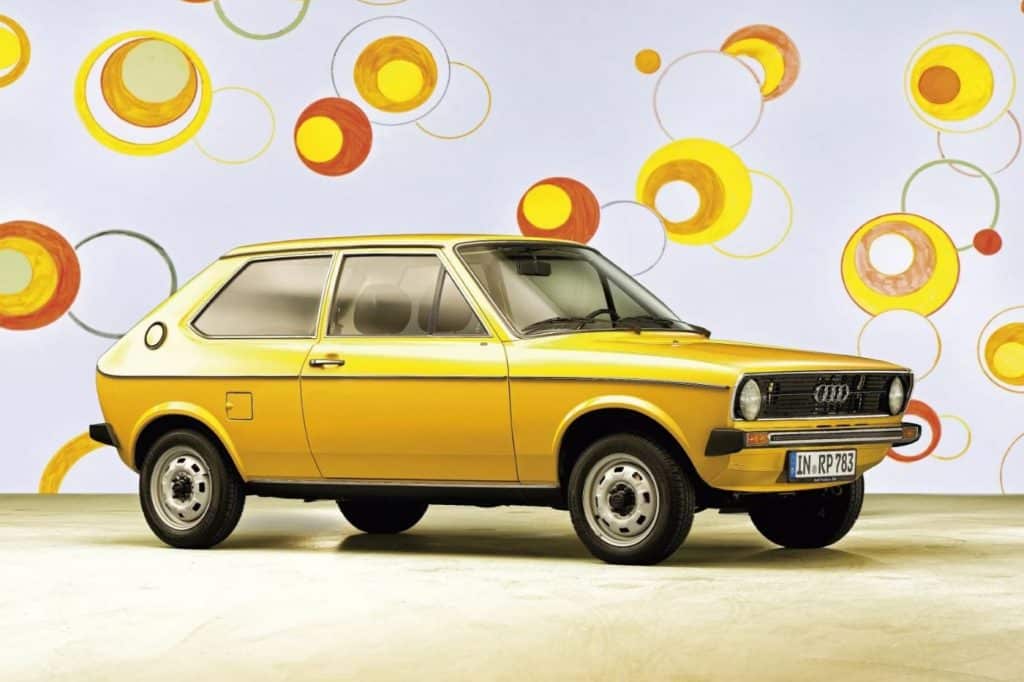 La petite Audi 50 est née en 1974, il y a 50 ans