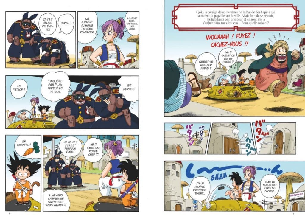 extrait dragon ball full color glenat