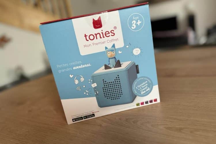 Toniebox 2 Pack Avec 2 Figurines – Boîte à Histoire Sans écran Pour Enfants De 1 à 9 Ans – Bleu Ciel, Robuste, Interactive
