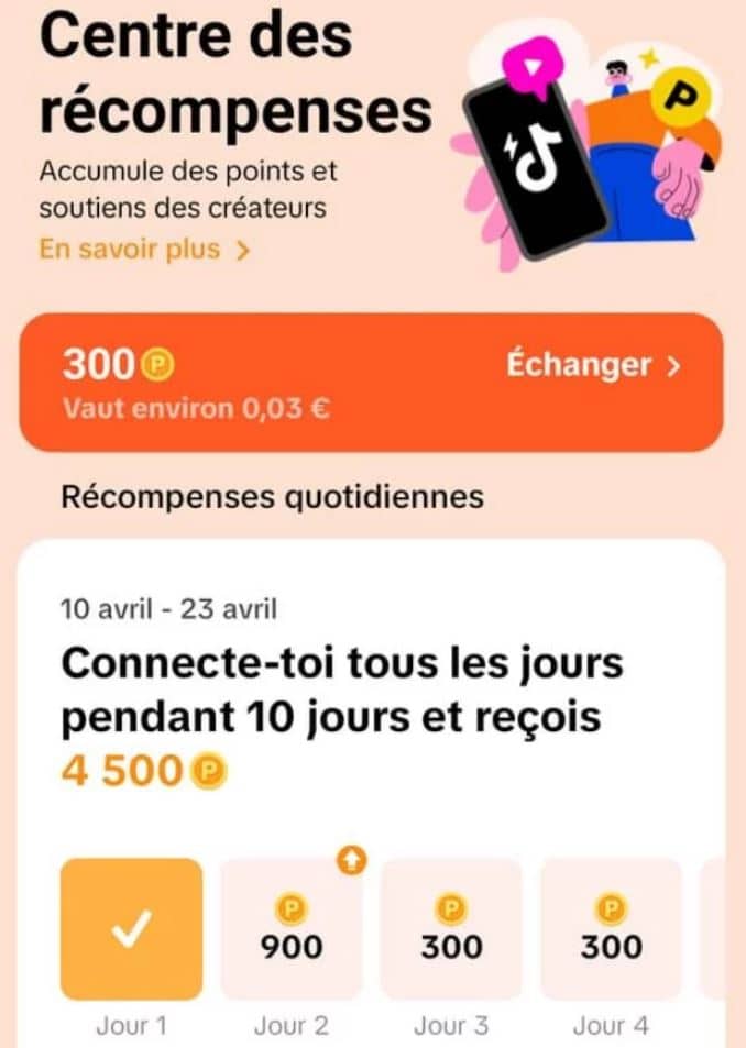 tiktok lite gagner argent