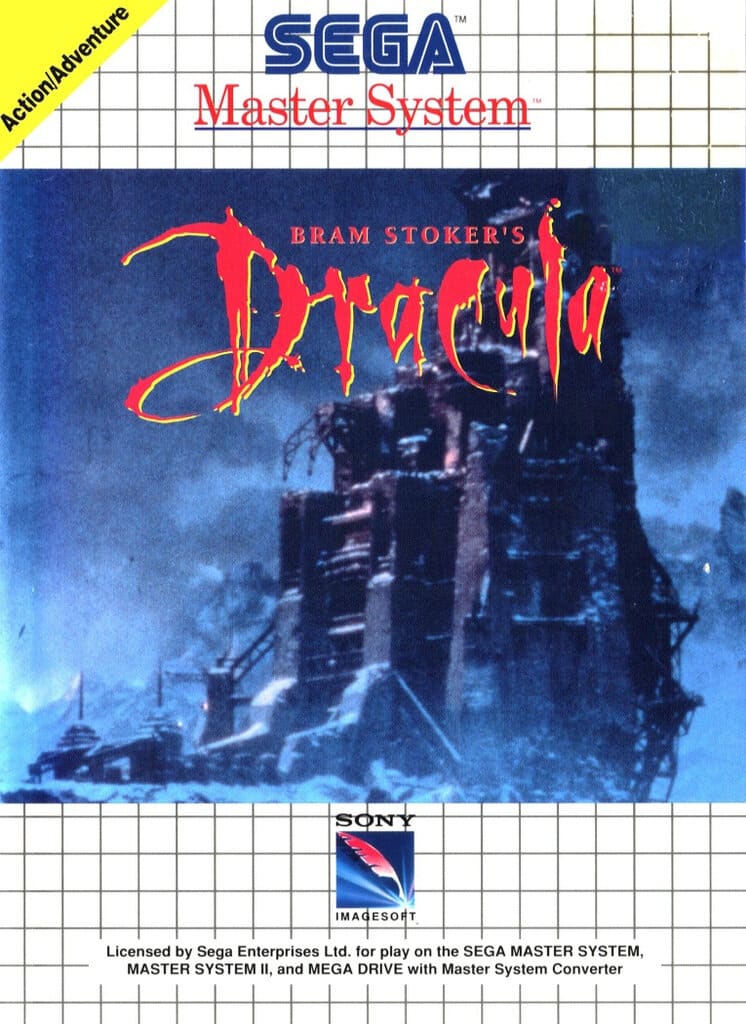 test jeu vidéo dracula jeu master system