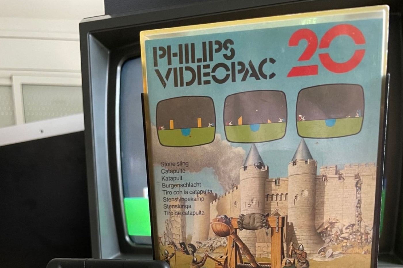Videopac 20+ Plus - Stone Sling | Museo del Videojuego