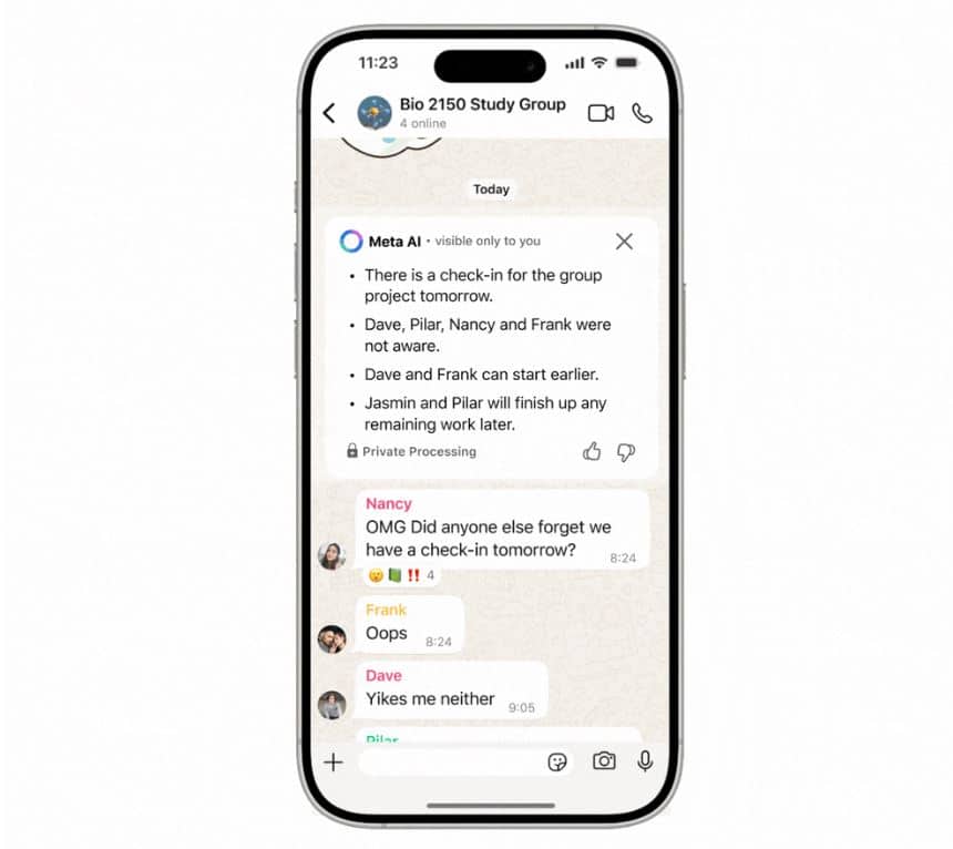 whatsapp resume