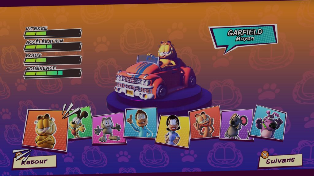 test garfield kart 2