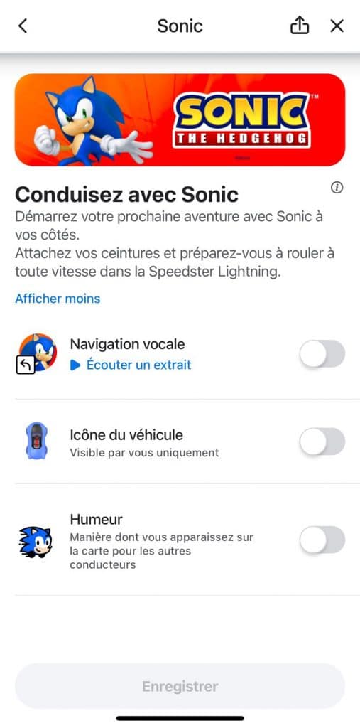 sonic waze