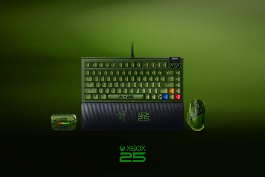 Collection Razer Xbox 25 Vert Translucide