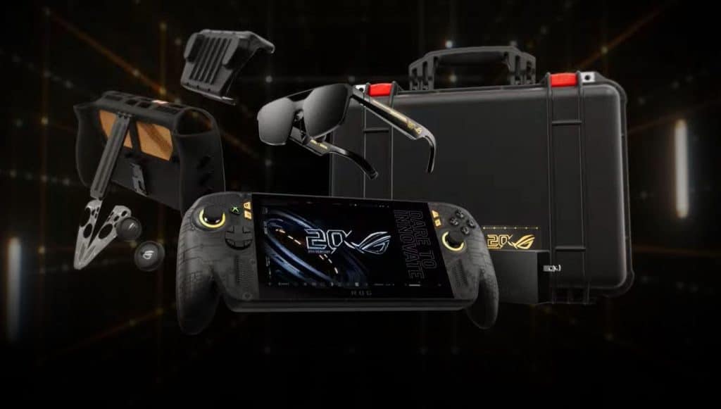 le bundle asus rog ally xbox x20 avec les ROG XREAL R1 Edition 20 Gaming AR Glasses