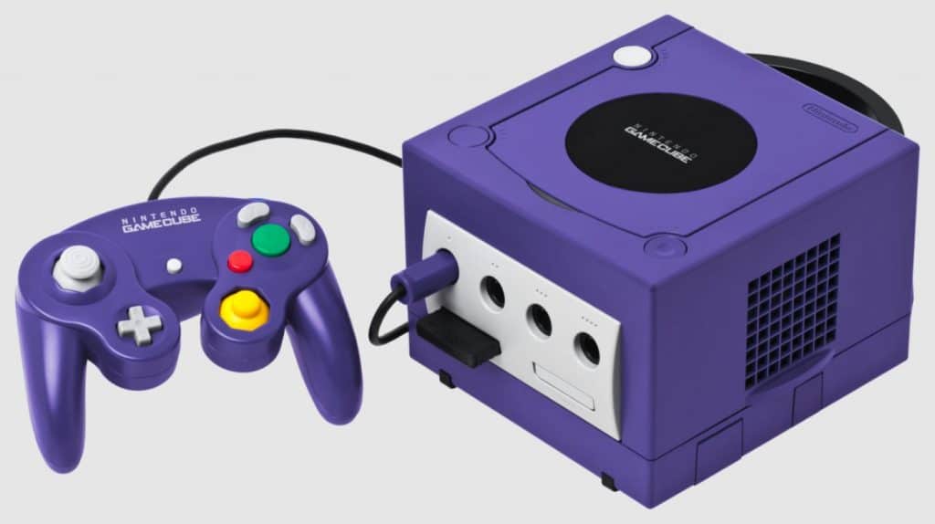 nintendo gamecube violette