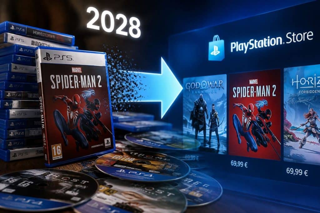 playstation fin disque jeu