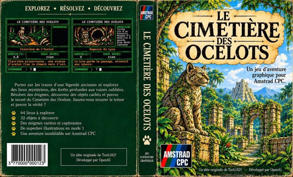 Pochette cimetiere ocelots