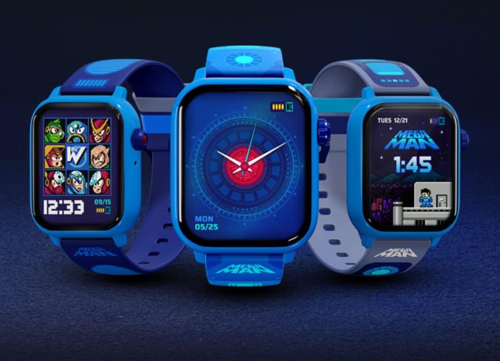 Des cadrans de la montre PlayWatch Mega Man