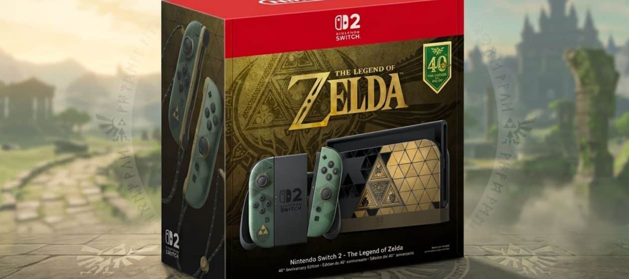 console nintendo switch 2 collector zelda 40 ans