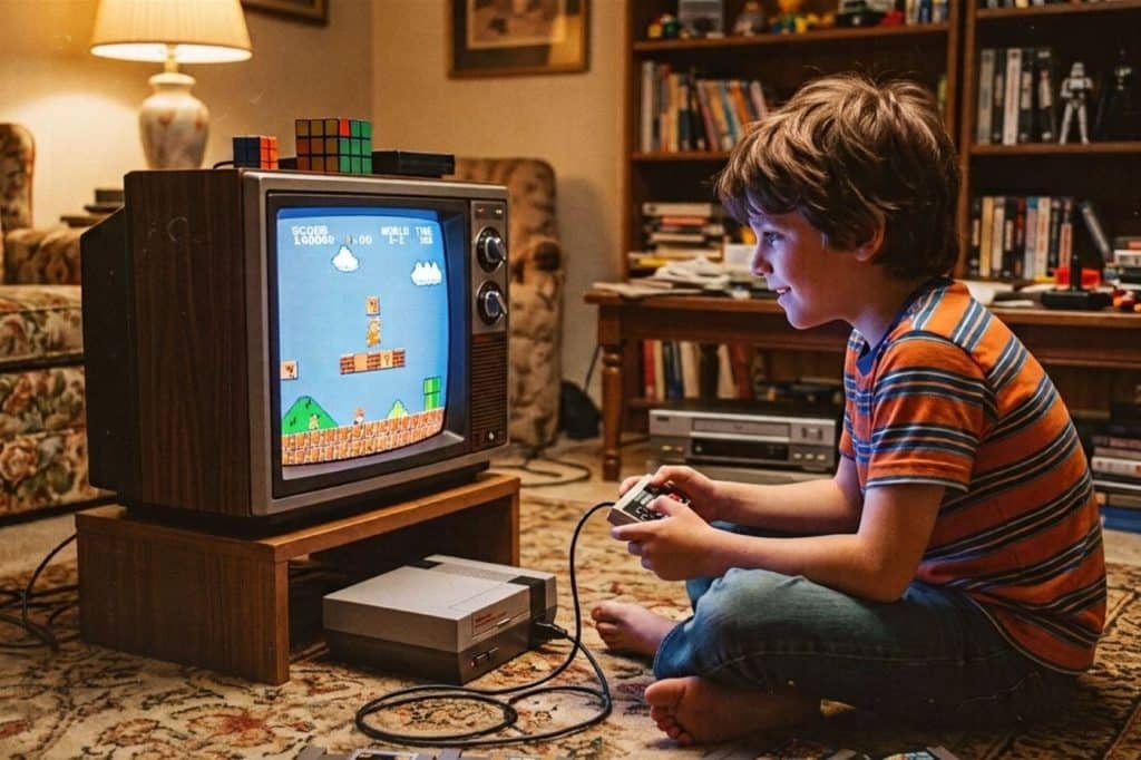 retrogaming nes salon annees 80