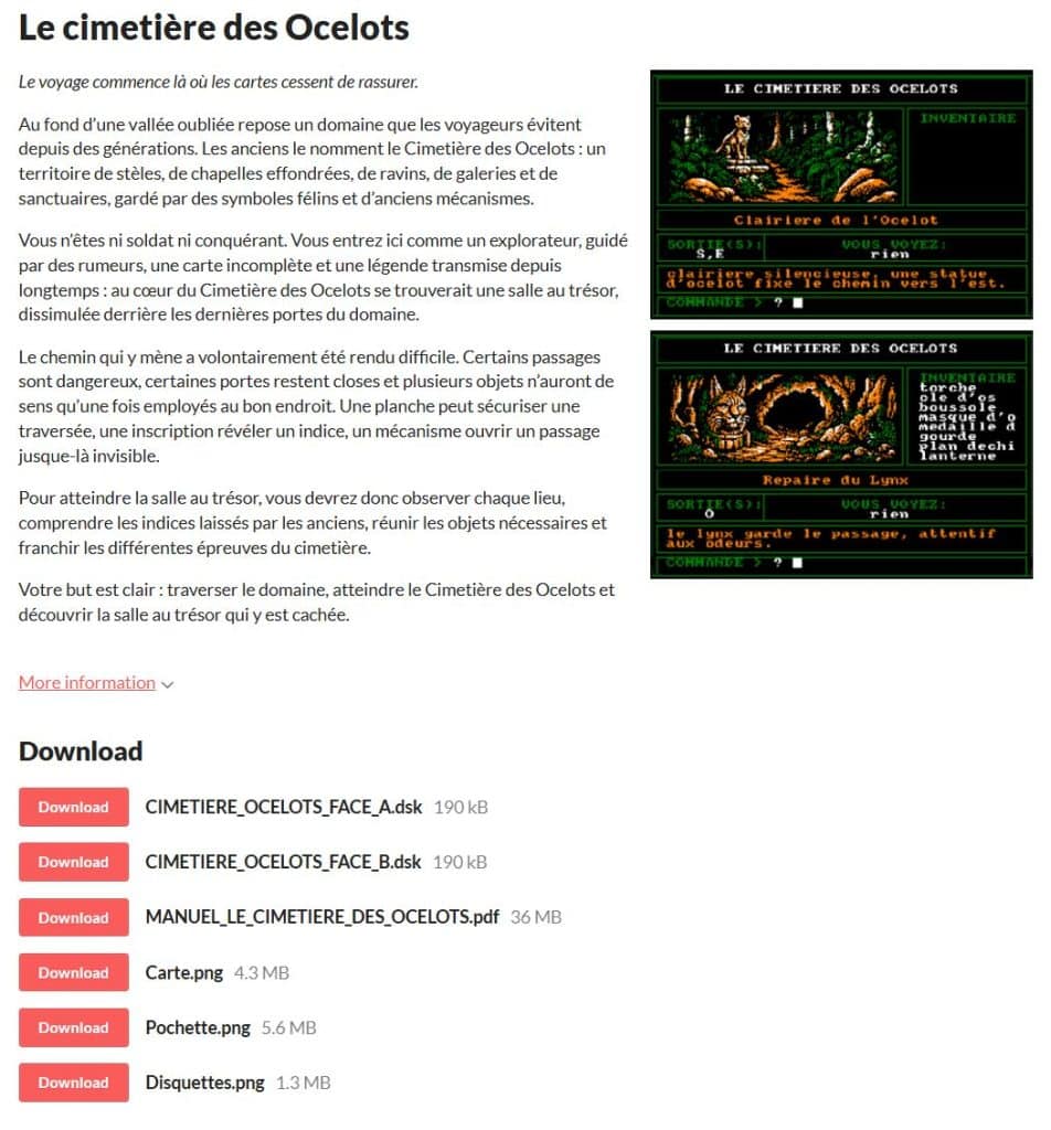 telecharger cimetiere ocelots