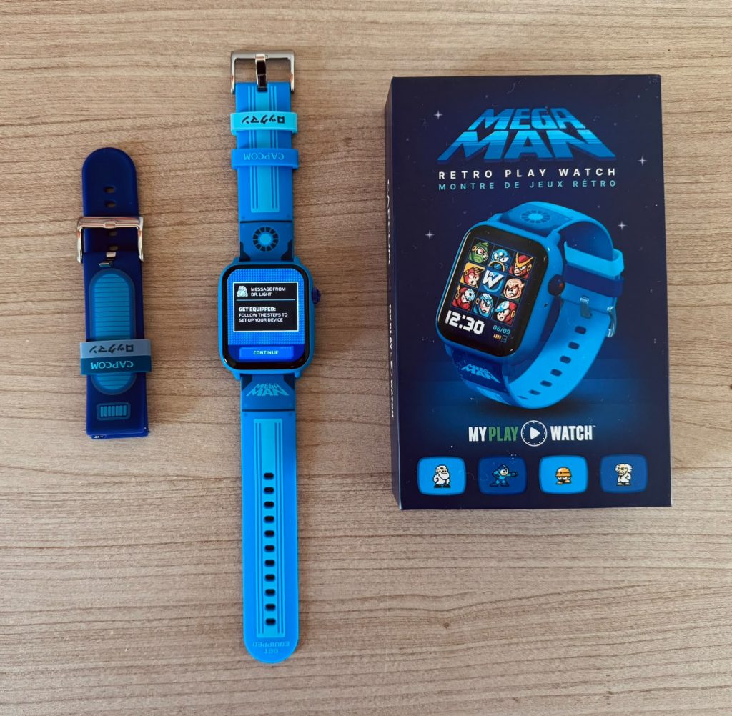 le test de la montre playwatch Mega Man