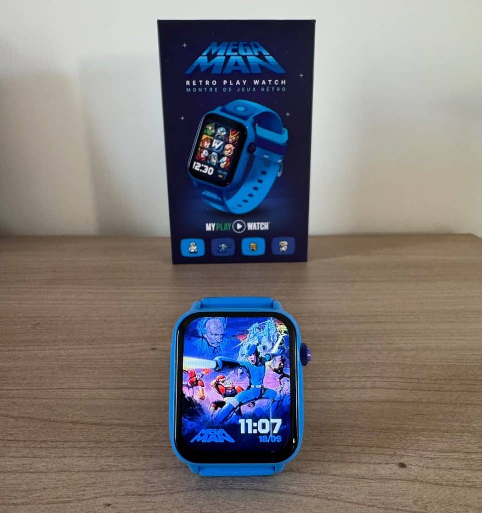 le test de la montre playwatch Mega Man
