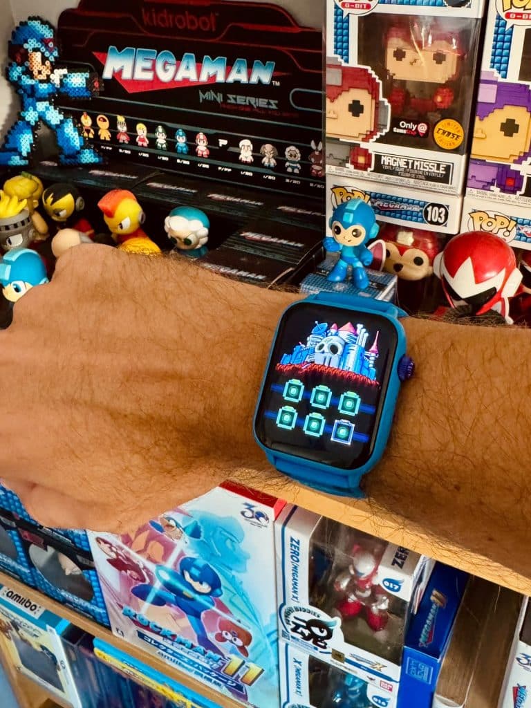 niveau final Dr Wily sur la montre PlayWatch Mega Man